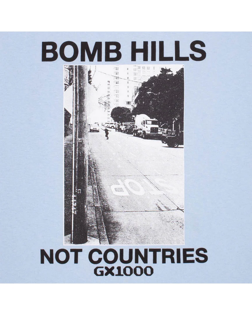 GX1000 Bomb Hills Tee (powder blue) - Image 2