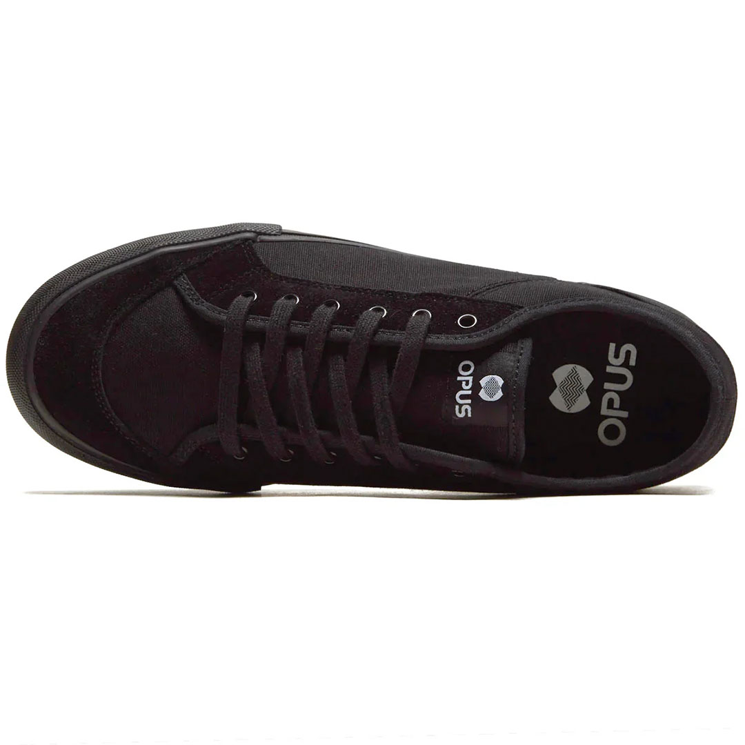 OPUS - COURTSIDE LOW - BLACK/BLACK - Image 3