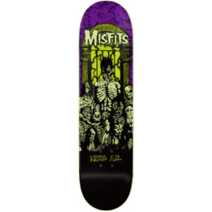 Zero Misfits Zero A.D. Skateboard Deck - 8.25" Glow In The Dark
