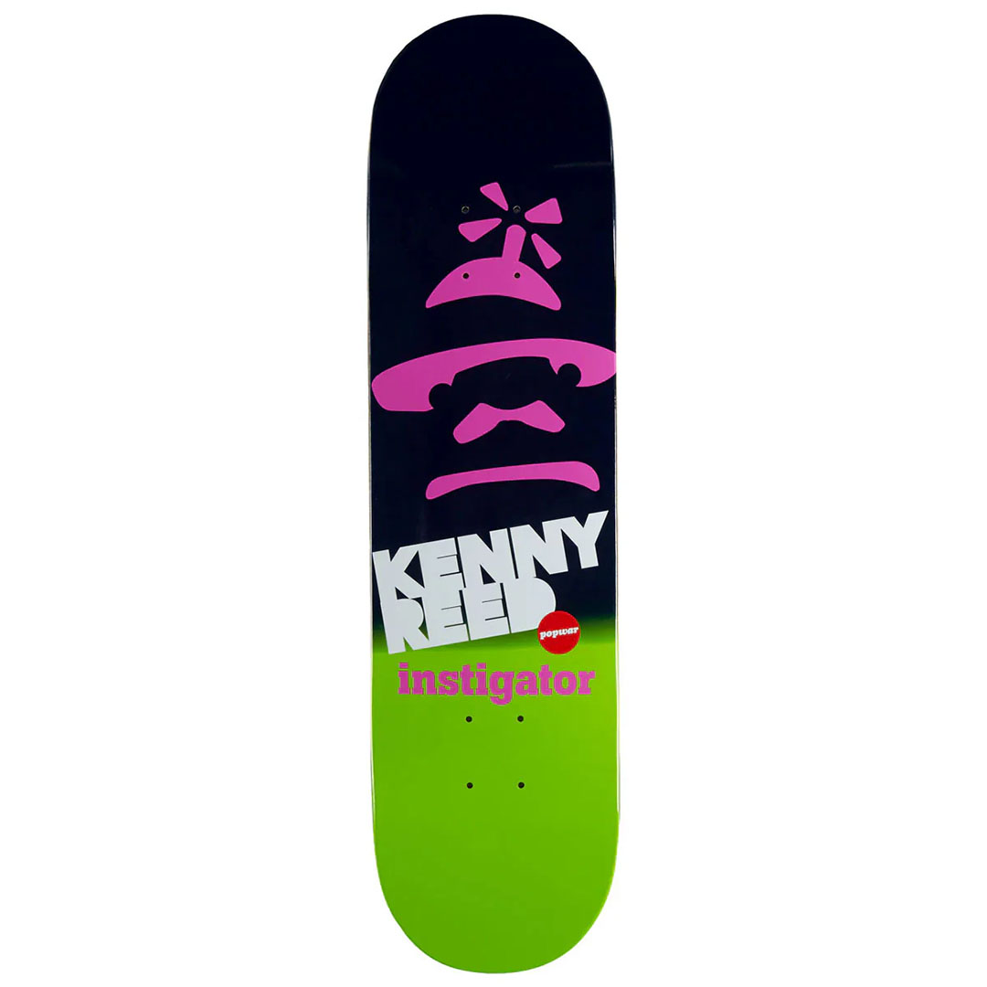 Popwar Heritage Skateboard Deck Kenny Reed Instigator 8.0" x 31.125"