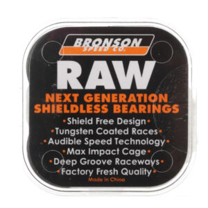 Bronson Speed Co. Raw Skateboard Bearings