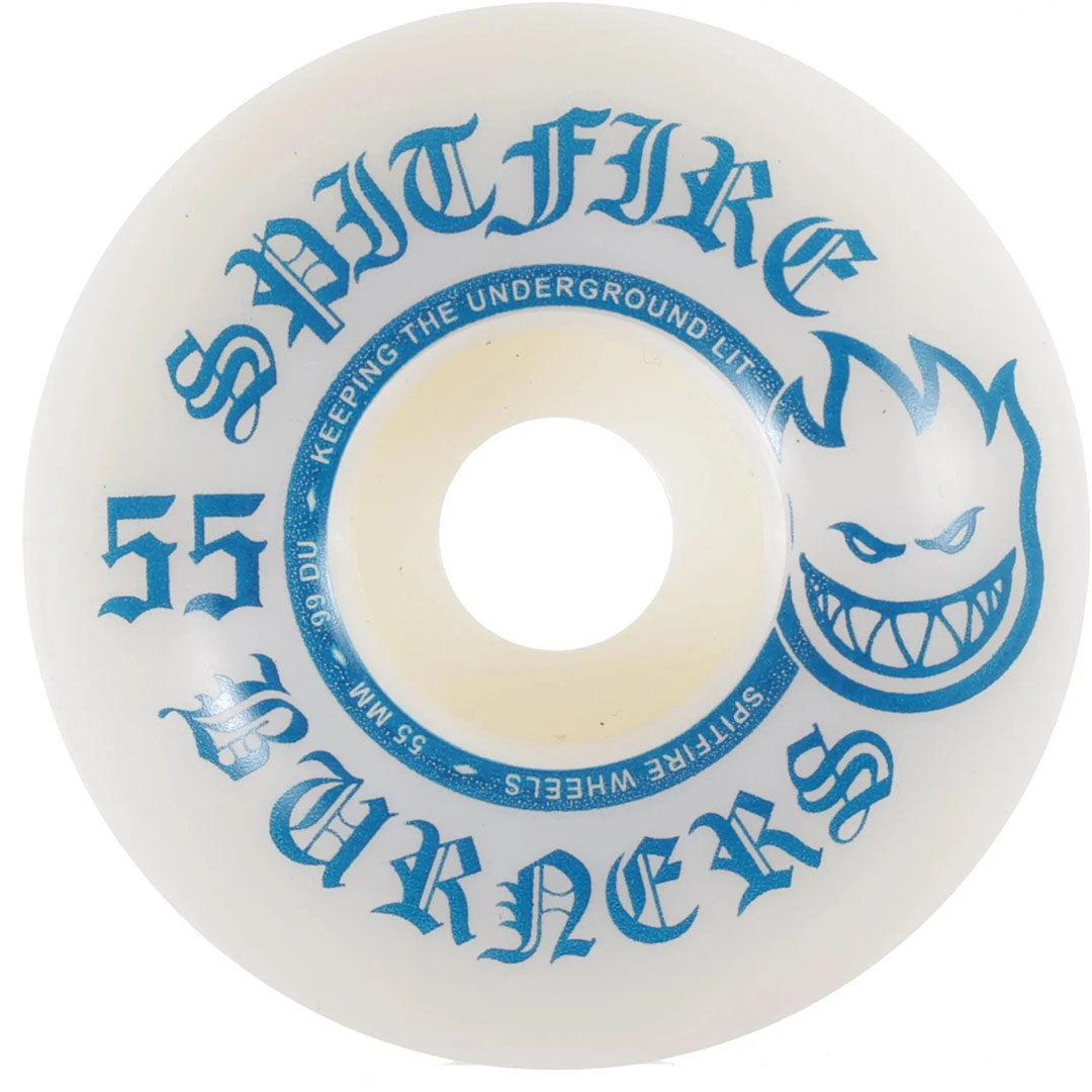 Spitfire Wheels 99DU Burners 55mm Blue