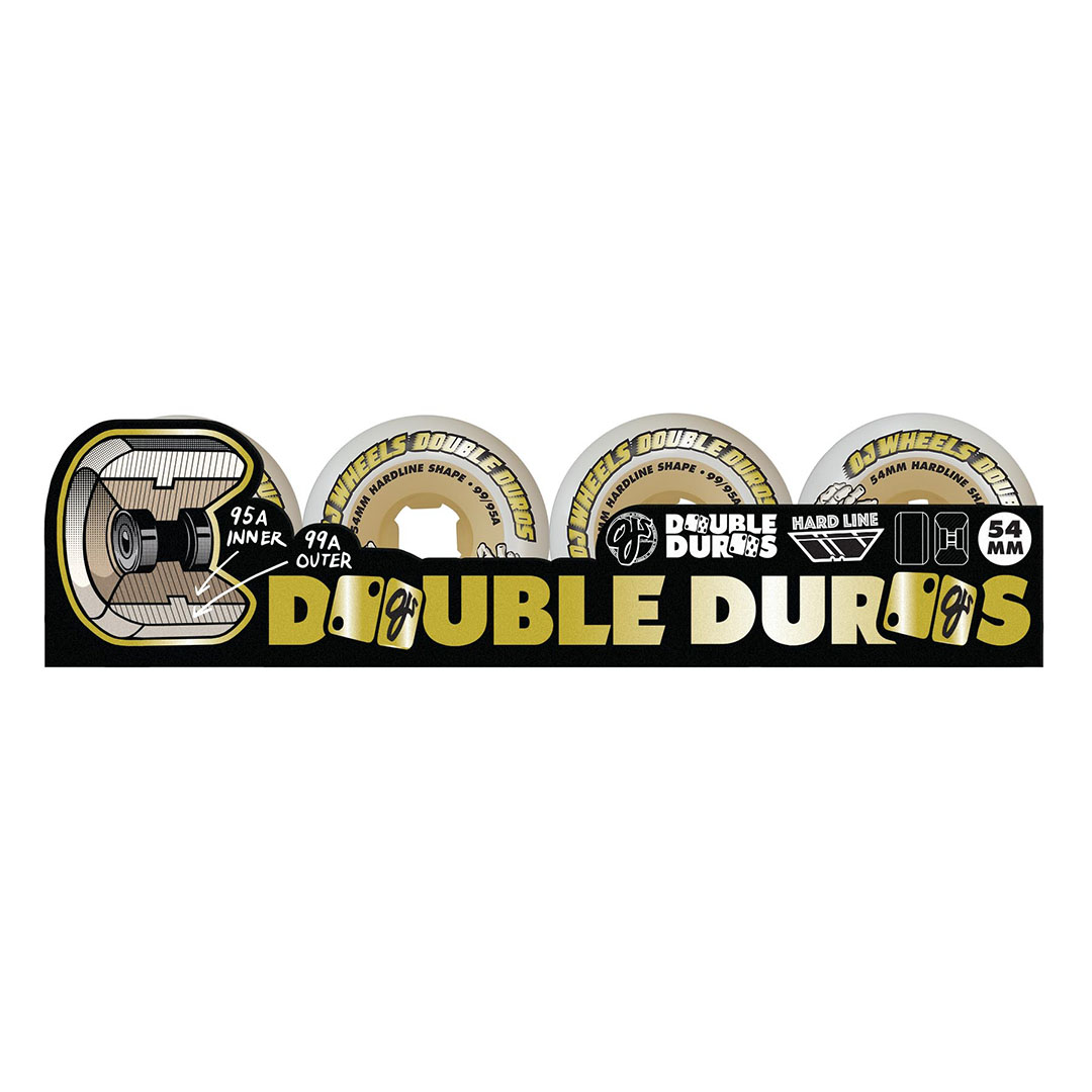 Oj Wheels Double Duro Gum Hardline 99a/95a 54mm - Image 4