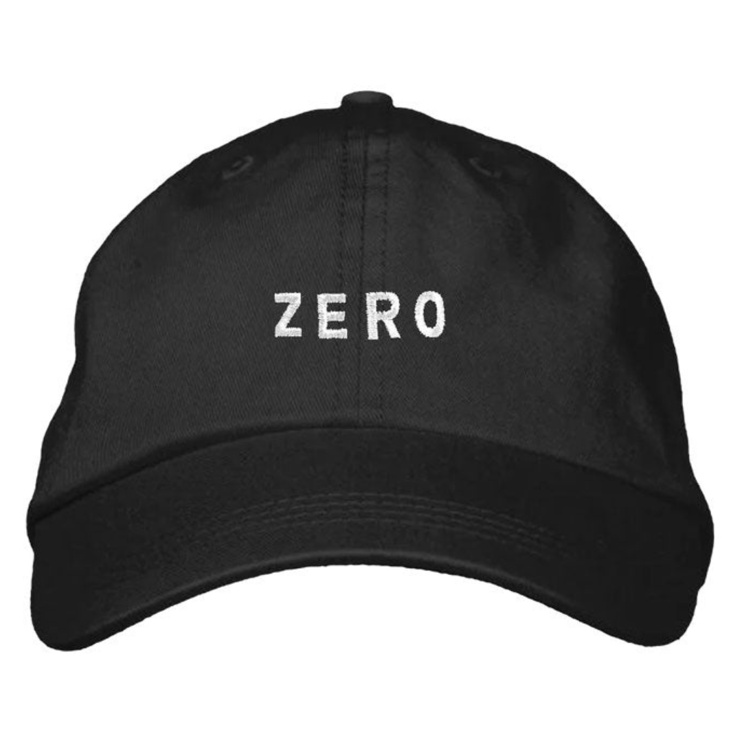 Zero Skateboards Hat Army Dad Black