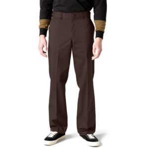 Dickies Twill Regular Fit Pants Chocolate